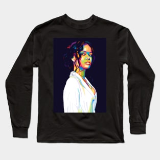 Rihanna Pop Art Long Sleeve T-Shirt